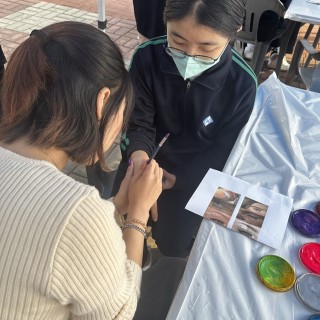 선산중학교 축제 페이스페인팅