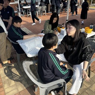 선산중학교 축제 페이스페인팅