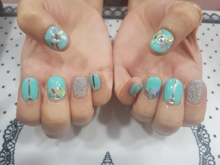 네일아트 실무 작품