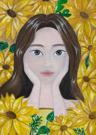 창작 뷰티 일러스트